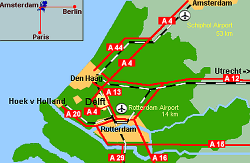 Map of Holland